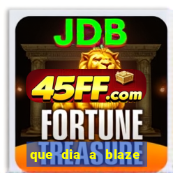 que dia a blaze paga o cashback
